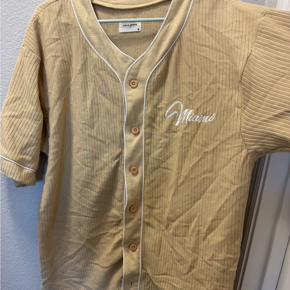 Jack & Jones Beige Short Sleeve Jersey